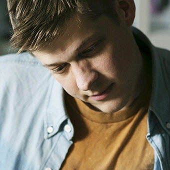 A person sitting at a desk.