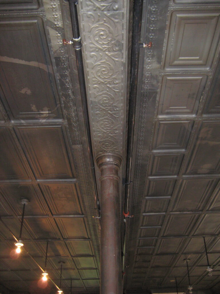 tin roof ceiling